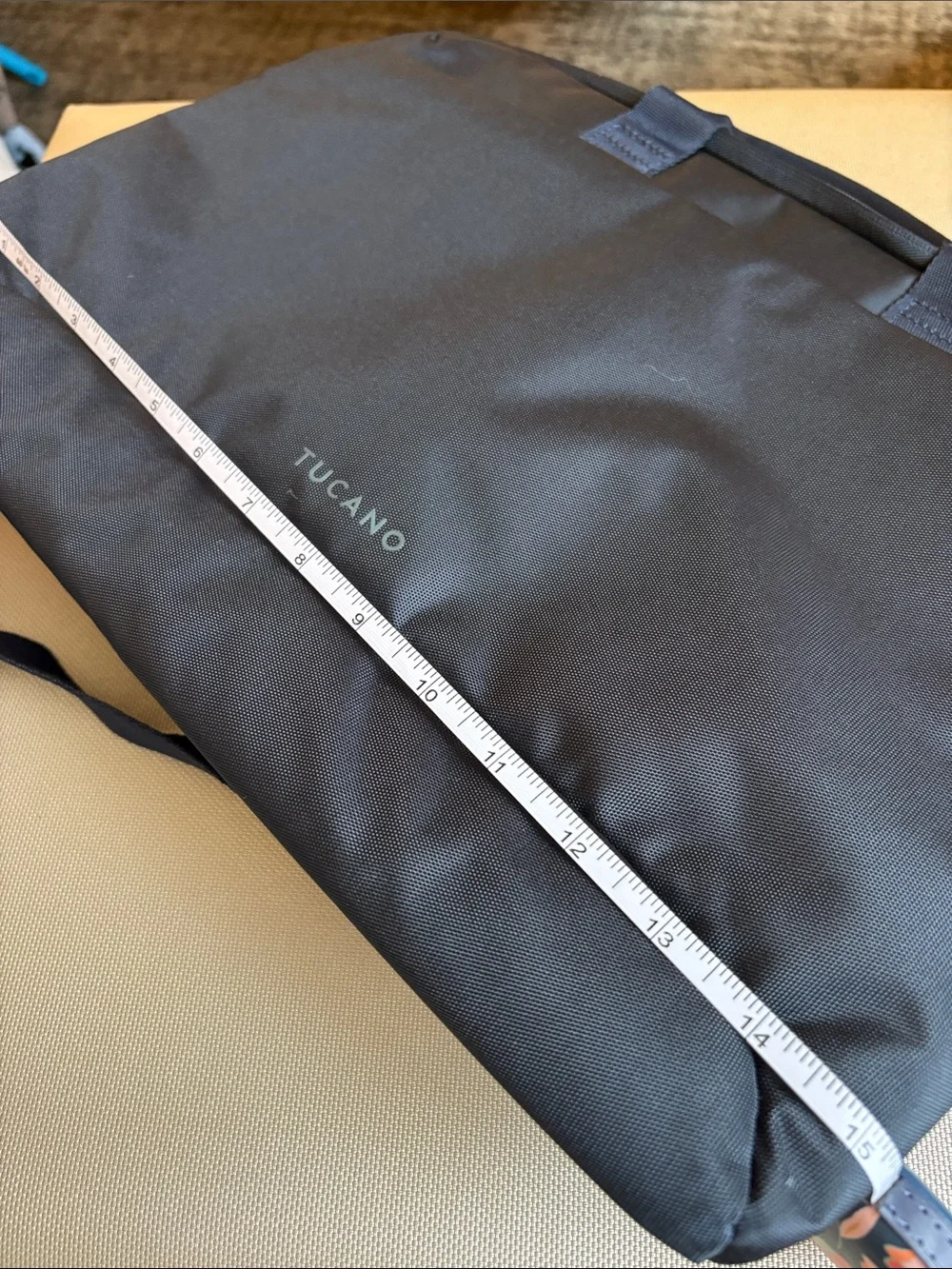 Tucano Milano Navy Laptop Bag with Shoulder Strap